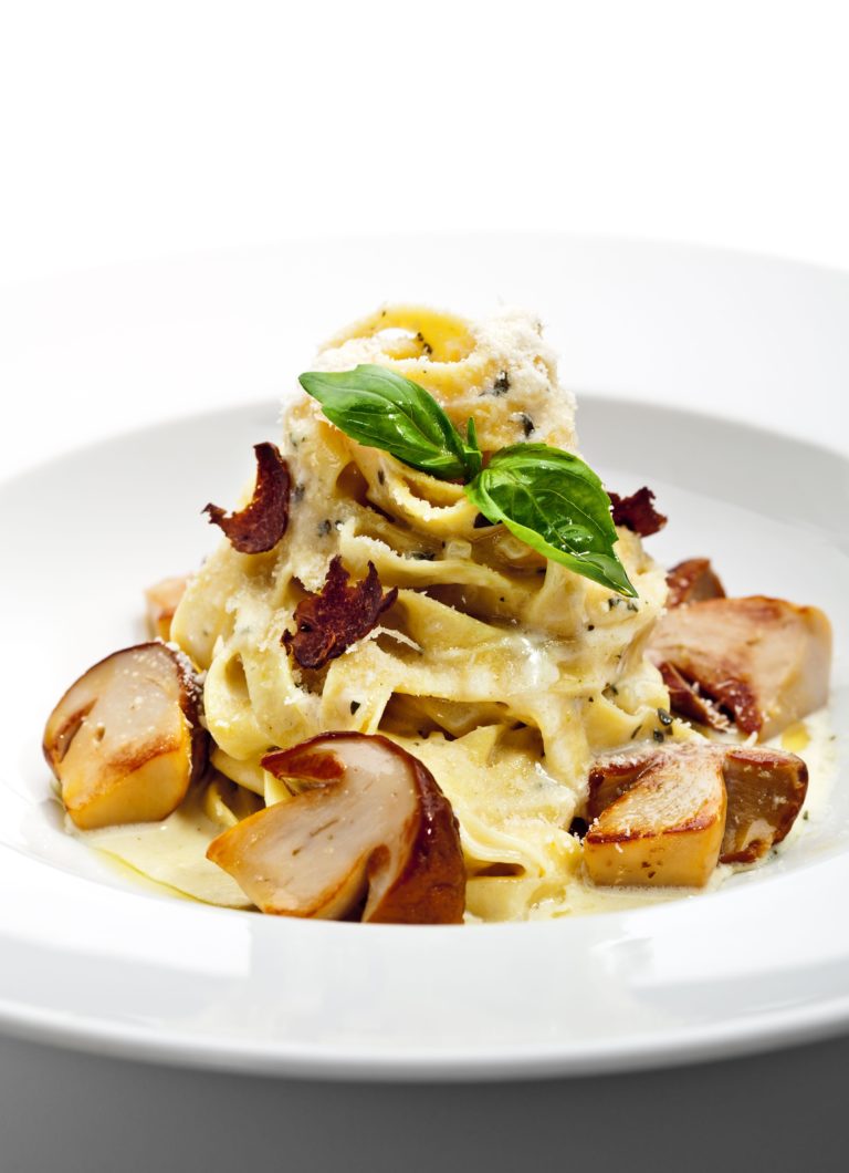Tagliatelle w delikatnym sosie borowikowym