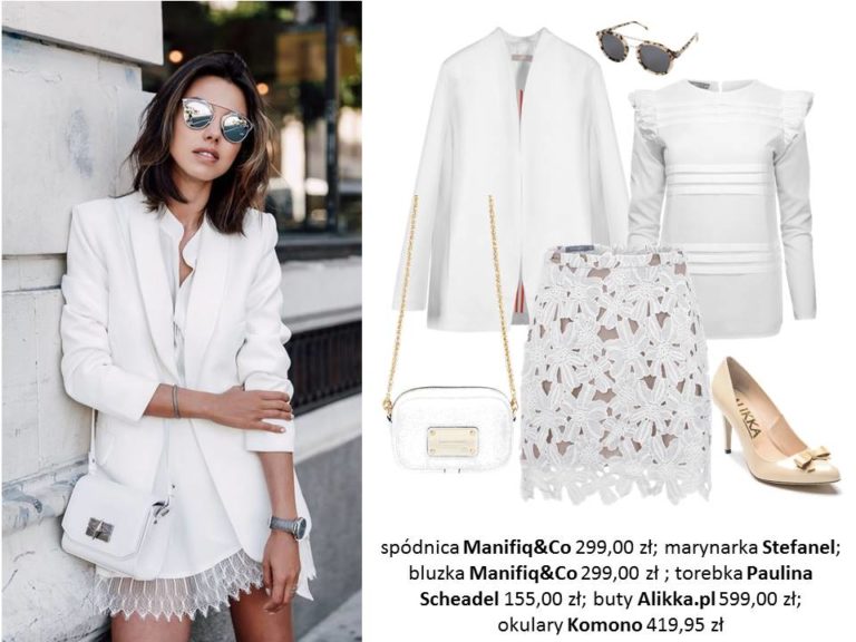 Pomysł na biel. Stylizacje white total look