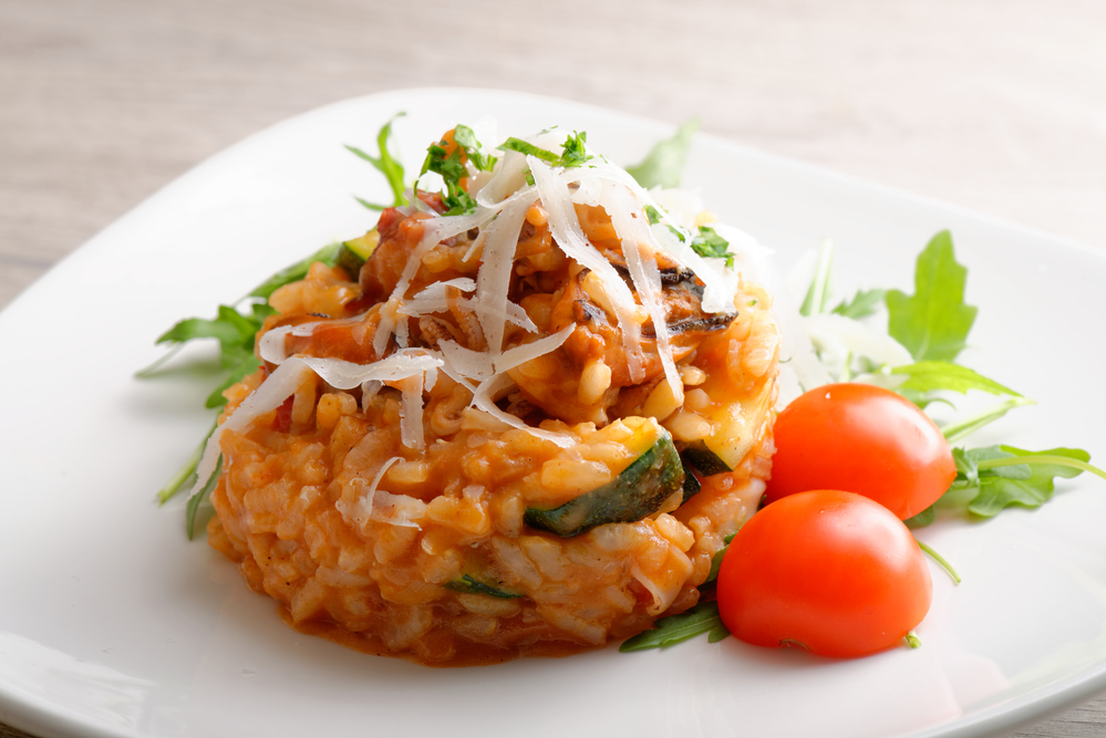Risotto z owocami morza