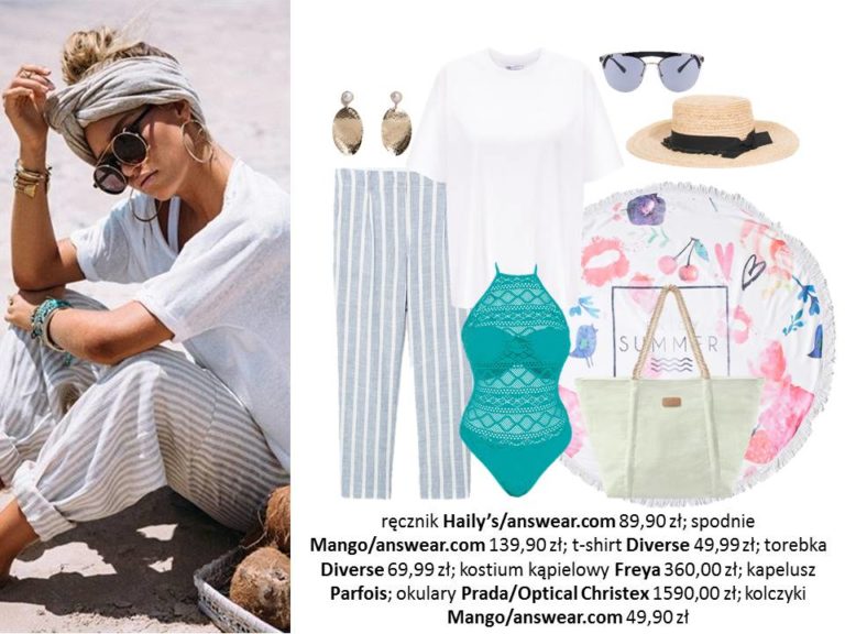 SZYKOWNE STYLIZACJE NA PLAŻĘ. TRENDY LATO 2018!
