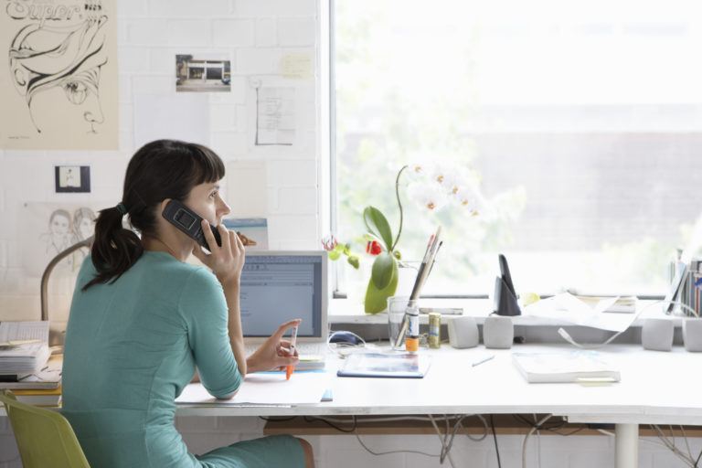 Domowe biuro dla freelancerki