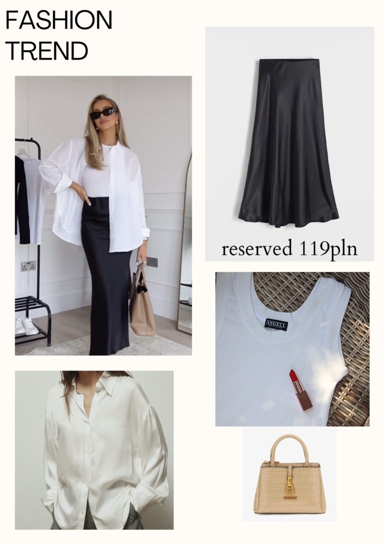 Hot trend: czarna spódnica midi